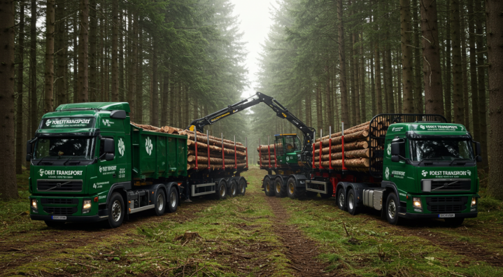 Transport forestier, Grand Est